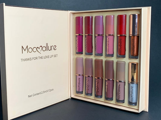 Mocallure 12 pcs Lip set