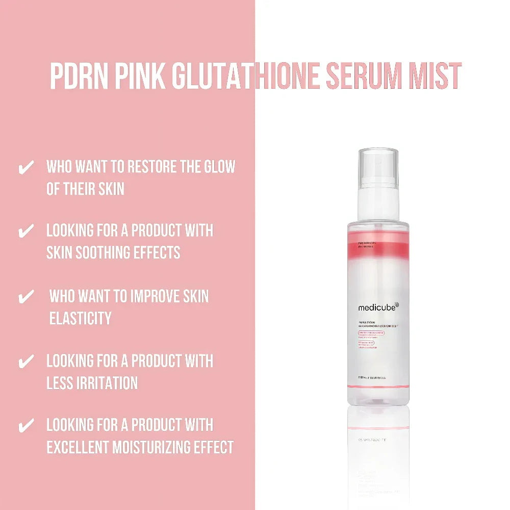 Medicube PDRN Pink Glutathione Serum Mist
