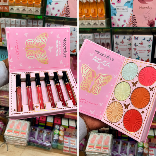Mocallure multi color lipglosses book pallete