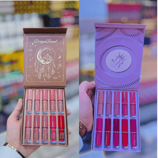 DRAGON RANEE 10 IN 1 Matte & Nude LIPGLOSS  PACK