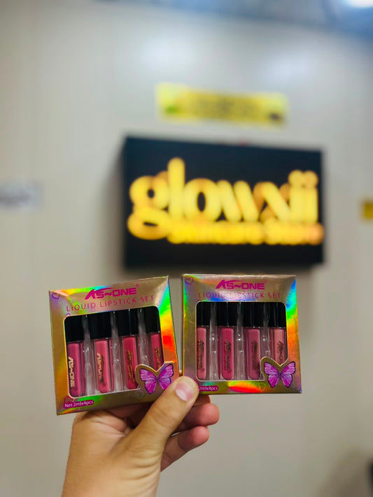 Ks-One Liquid Lipstick Set Pack of 4