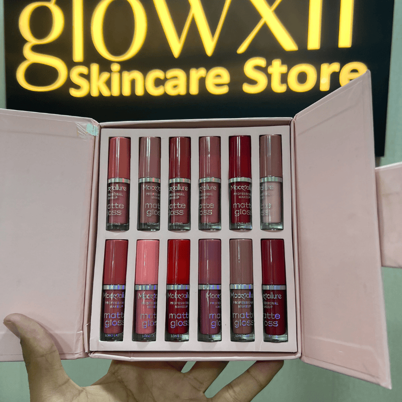 Mocallure 12 pieces Matte color lipgloss